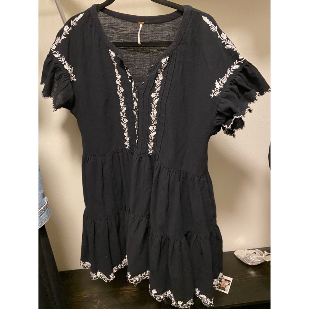 Free people babydoll boho dress